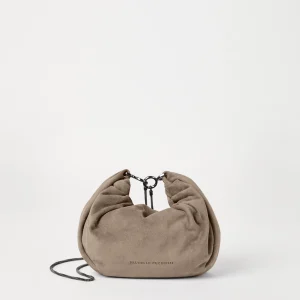 Suede Brioche Hobo bag