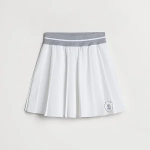 Poplin skirt