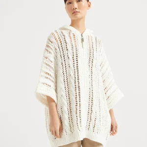 Cable & Mesh cardigan