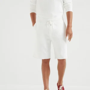 French terry Bermuda shorts