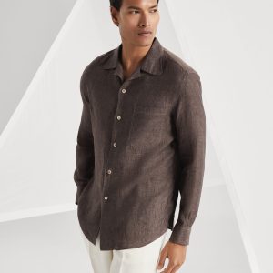 Shirt with chest pocket