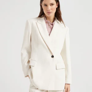 Couture twill blazer