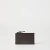 Calfskin card case with monili