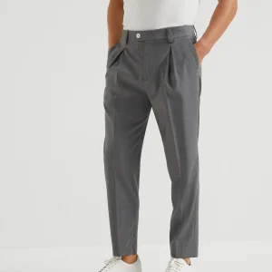 Virgin wool trousers