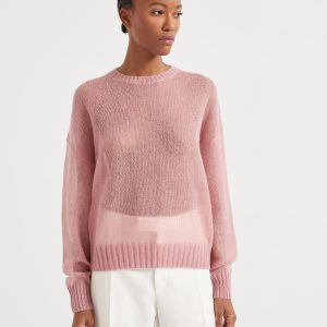 Sweater with monili