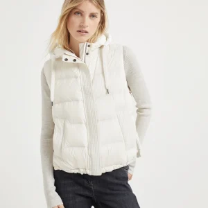 Nylon down vest