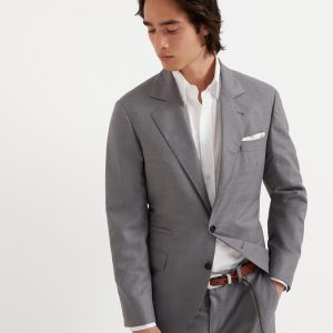 Wool and silk blazer