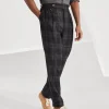 Wool. silk and linen trousers