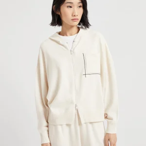 Cardigan with monili