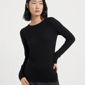 Cashmere and silk sweater