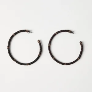 Wrapped Leather earrings