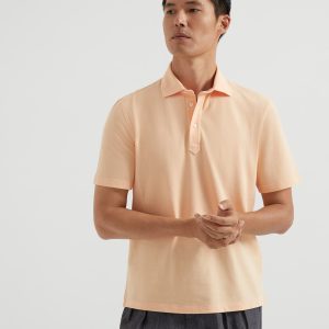 Piqu?? polo shirt