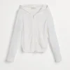 Linen and silk cardigan