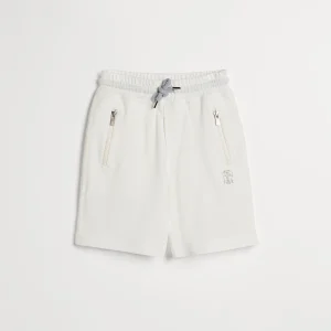 Cotton piqu?? Bermuda shorts