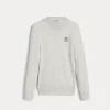 Lightweight sweater with embroidery