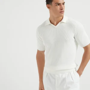 Polo-style sweater