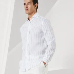 Chalk stripe shirt