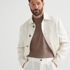 Diagonal twill jacket