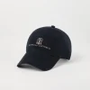 Suede baseball cap