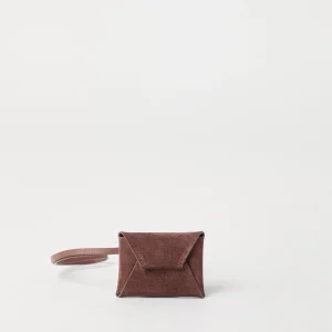 Suede handbag charm