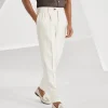 Diagonal twill trousers