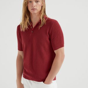 Wide rib polo