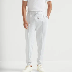 Trousers with cr??te