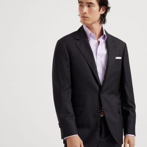 Houndstooth blazer