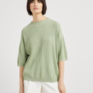 English Rib knit sweater