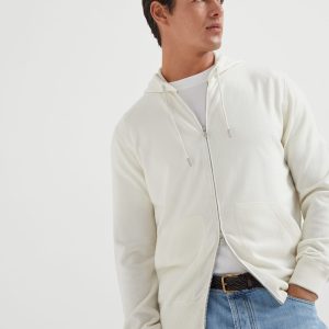 Sweatshirt-style cardigan