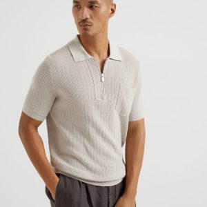 Polo-style sweater