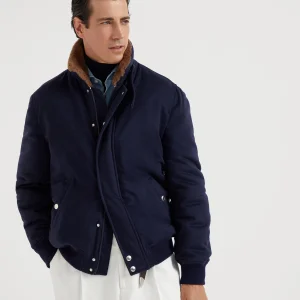 Cashmere and vicu?a jacket