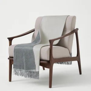 Silk double cloth throw