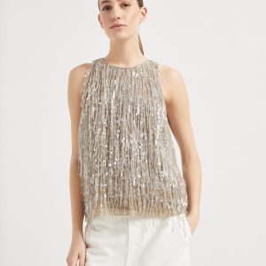 Glistening Embroidery top