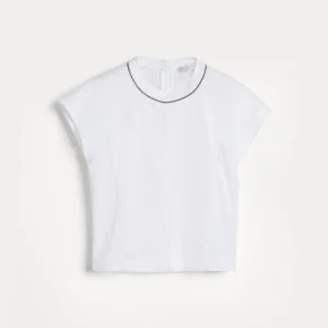 T-shirt with monili