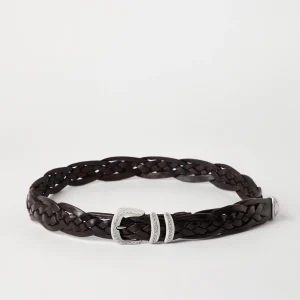 Belt with detailed buckle