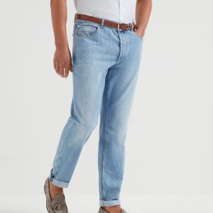 Lightweight denim trousers