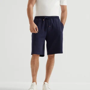 French terry Bermuda shorts