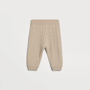 Bernie Baby cable knit trousers