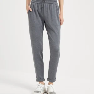 French terry trousers
