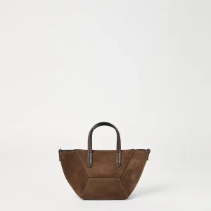 Suede mini BC Duo bag