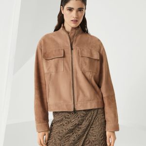 Couture suede outerwear