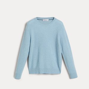 English Rib knit sweater
