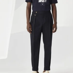 Cotton twill trousers