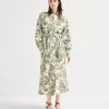 Herbarium Print chemisier dress