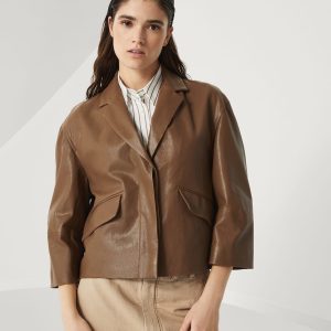 Leather outerwear