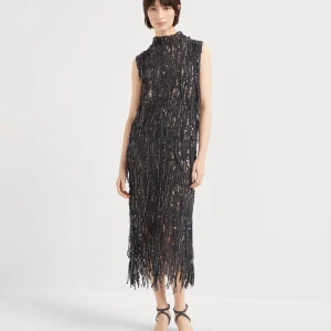 Dazzling Abstract Embroidery dress