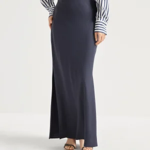 Bias-cut skirt