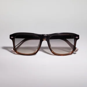 Rectangular acetate sunglasses