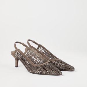 Abstract Embroidery City heels